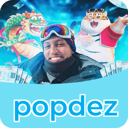 Fluxo de download do app popdez — referência visual